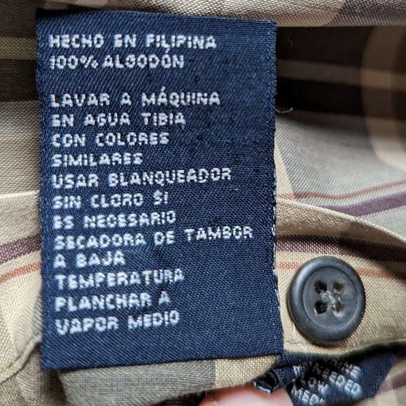 Nautica* Men's Short Sleeve Button Down Curved Hem‎ Chest Pocket Shirt~ Size XL - Picture 4 of 11